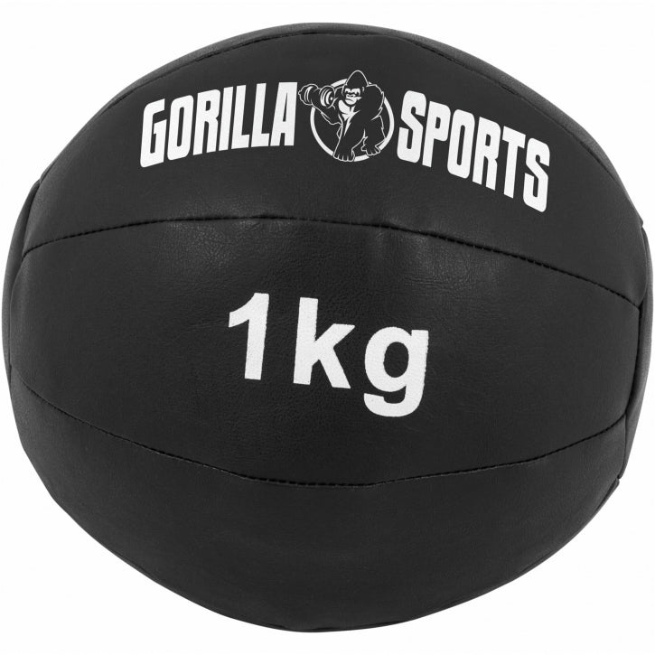 Gorilla Sports Medicine ball set 15 kg leer