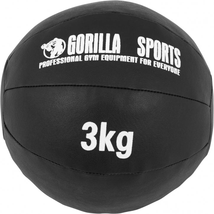 Gorilla Sports Medicine ball set 6 kg leer