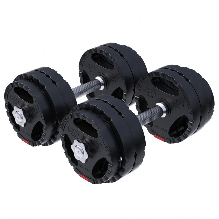 TWEEDE KANS Dumbellset 30 kg Gripper Kunststof Gorilla Sports