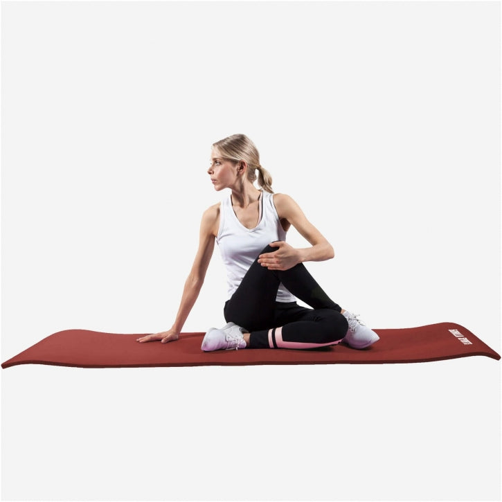Gorilla Sports Yogamat Deluxe 190 x 100 x 1,5 cm Robijn
