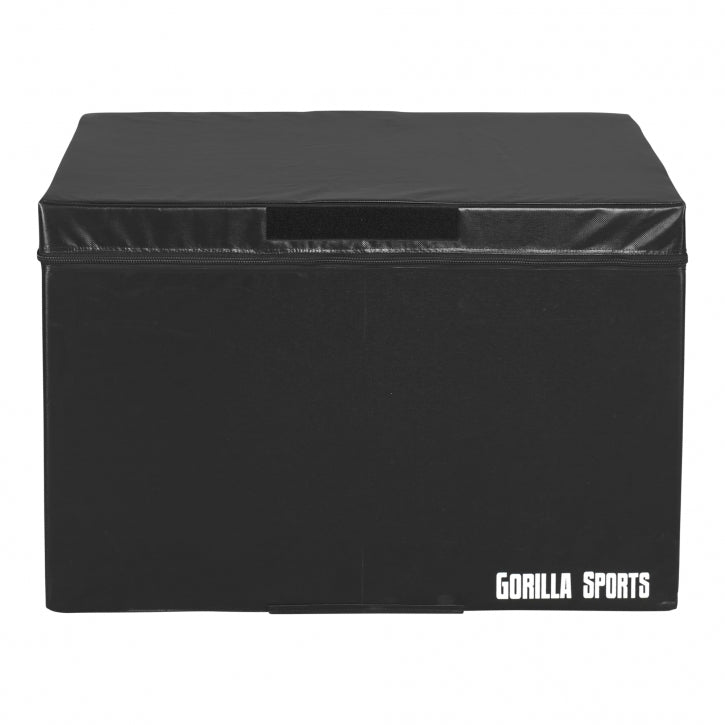 Zachte plyobox zwart 60 cm Gorilla Sports