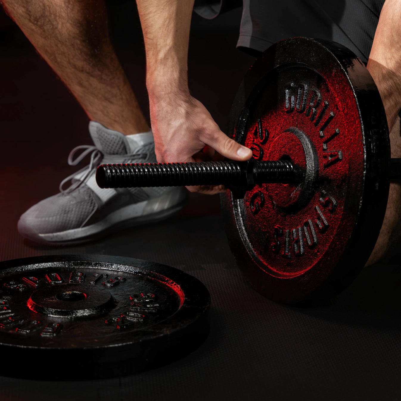 Weight Plate 15 kg Cast Iron Black - 31 mm