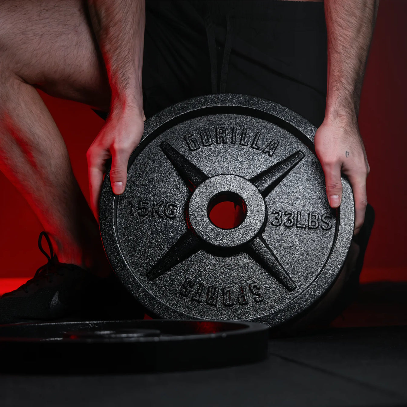 Olympische Halterschijf 5 kg Gietijzer Zwart 50/51 MM