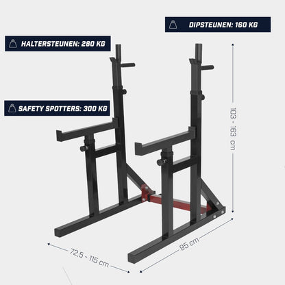 Multi Squat Rack met 40 kg Set (30 mm)