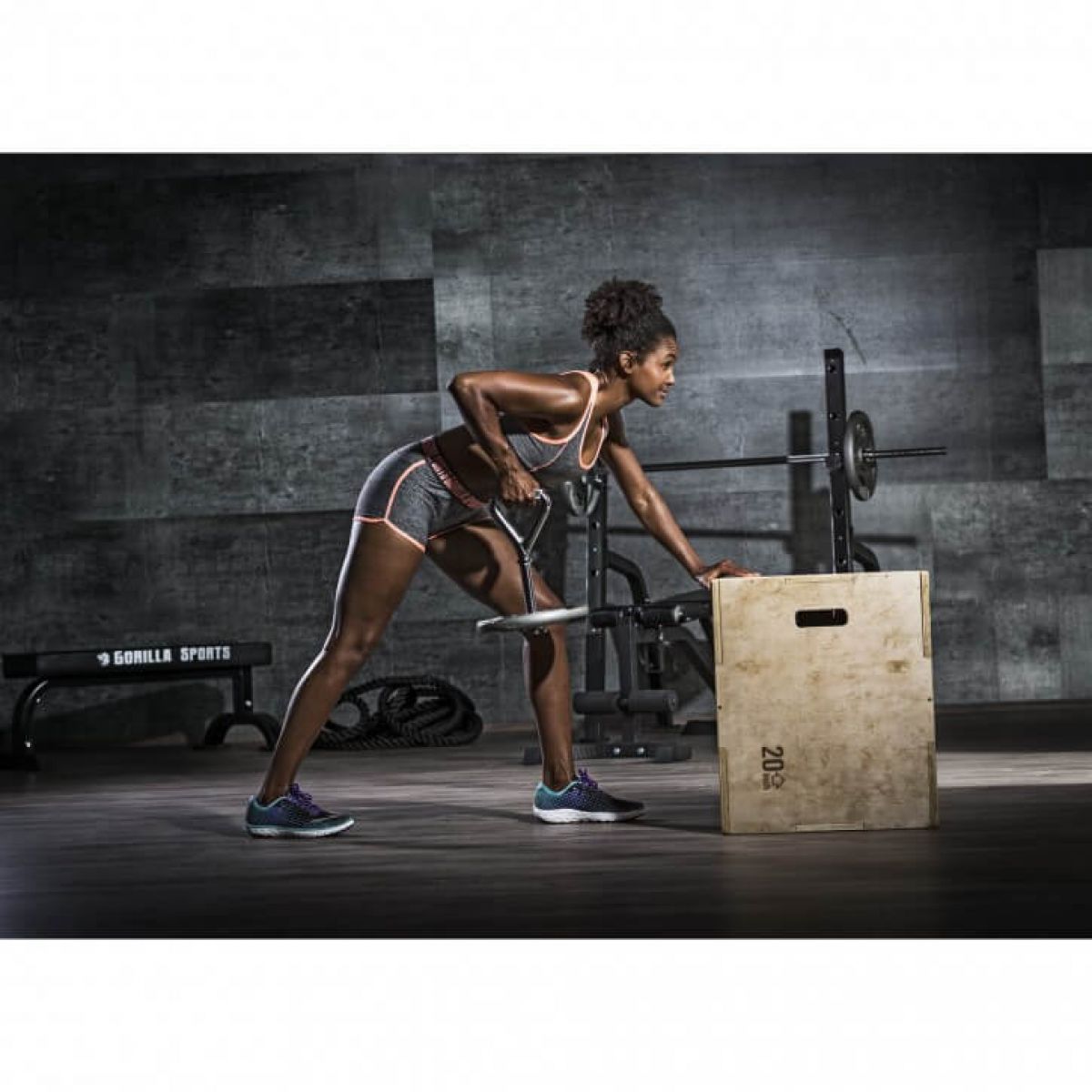 Verstelbare Kettlebell Bar - 30 mm Gorilla Sports