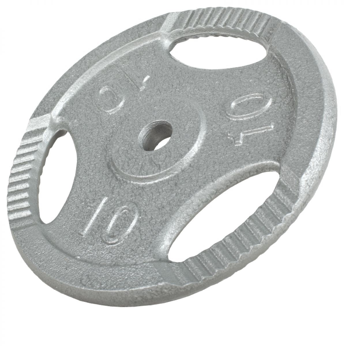 Voordeelbundel 30 kg - 2 x 5 + 2 x 10 kg - Gripper Gietijzer Zilver - 30/31 mm Gorilla Sports