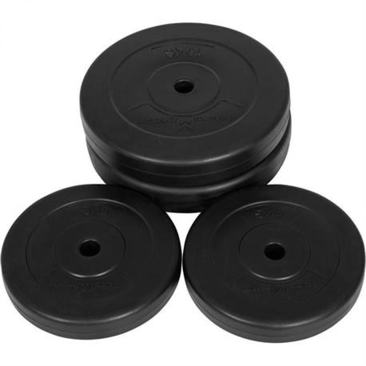 Voordeelbundel Halterschijven 30 kg - 2 x 5 + 2 x 10 kg - 25 mm Gorilla Sports