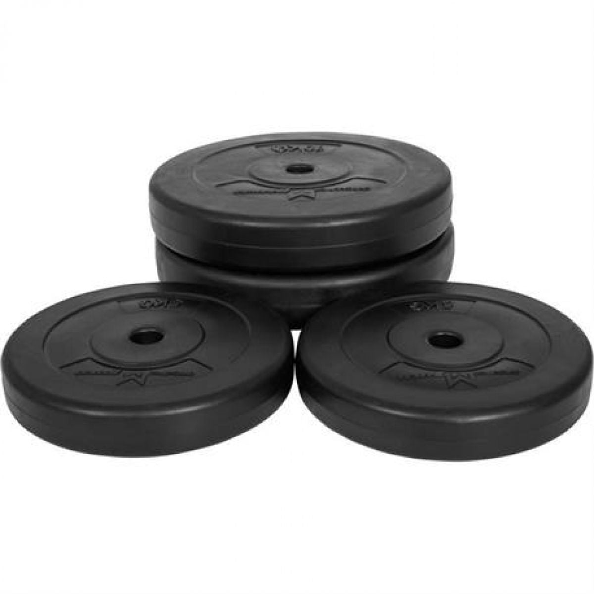 Voordeelbundel Halterschijven 30 kg - 2 x 5 + 2 x 10 kg - 25 mm Gorilla Sports