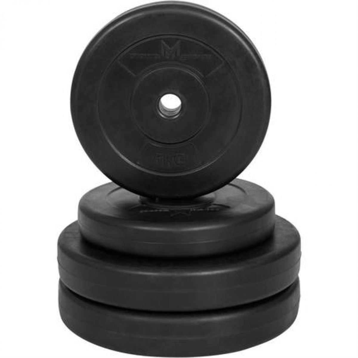 Voordeelbundel Halterschijven 30 kg - 2 x 5 + 2 x 10 kg - 25 mm Gorilla Sports