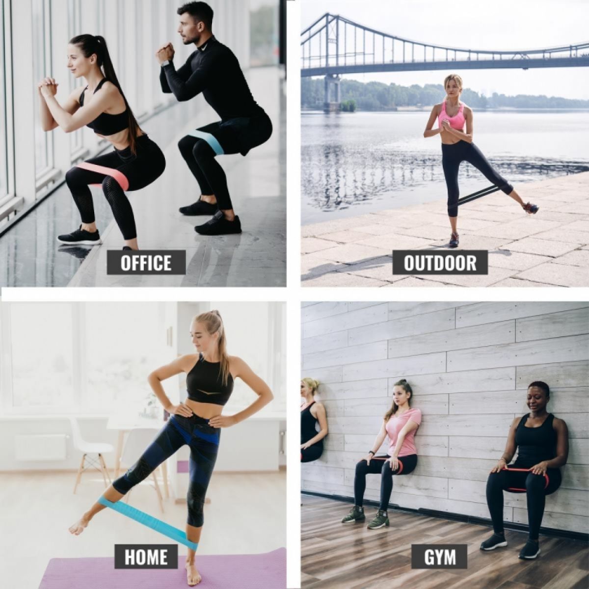 Weerstandsbanden Set van 3 Gorilla Sports