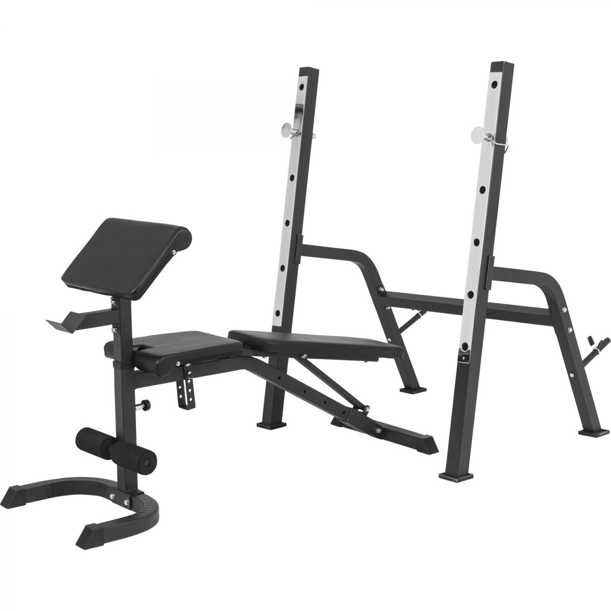 Halterbank / Squat Rack Zwart