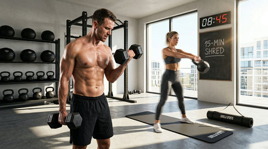 15 minuten shred workouts voor drukke dagen