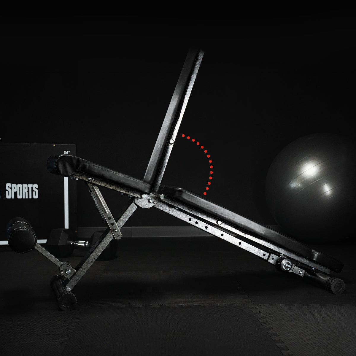 Banc de musculation pliable