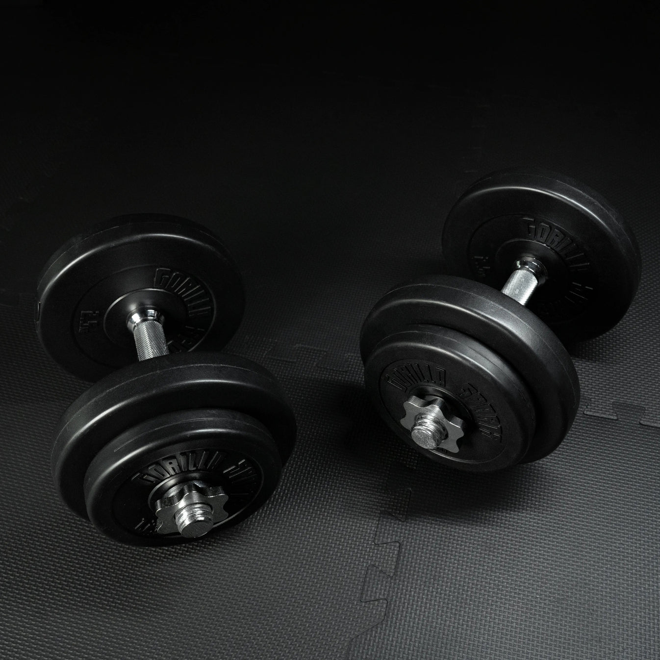 Ensemble d'haltères 20 kg en plastique
