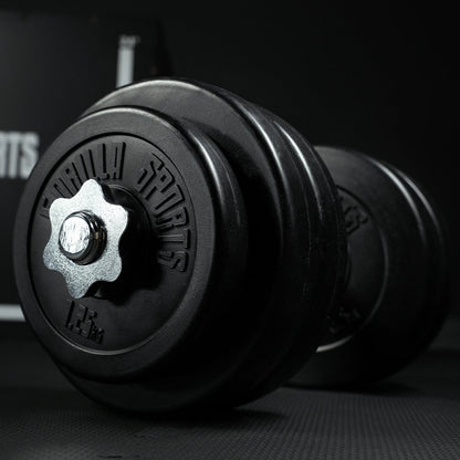 Dumbellset 30 kg Kunststof