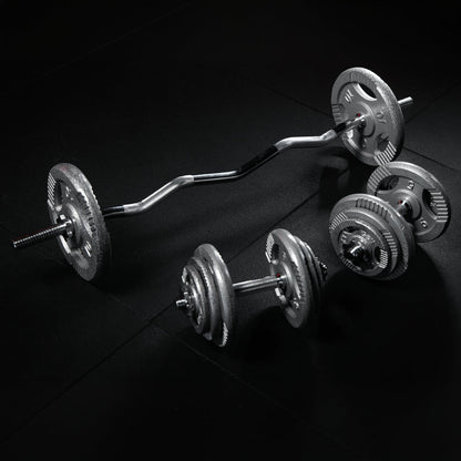 Pince EZ-Curlset 70 kg en fonte - 30 mm