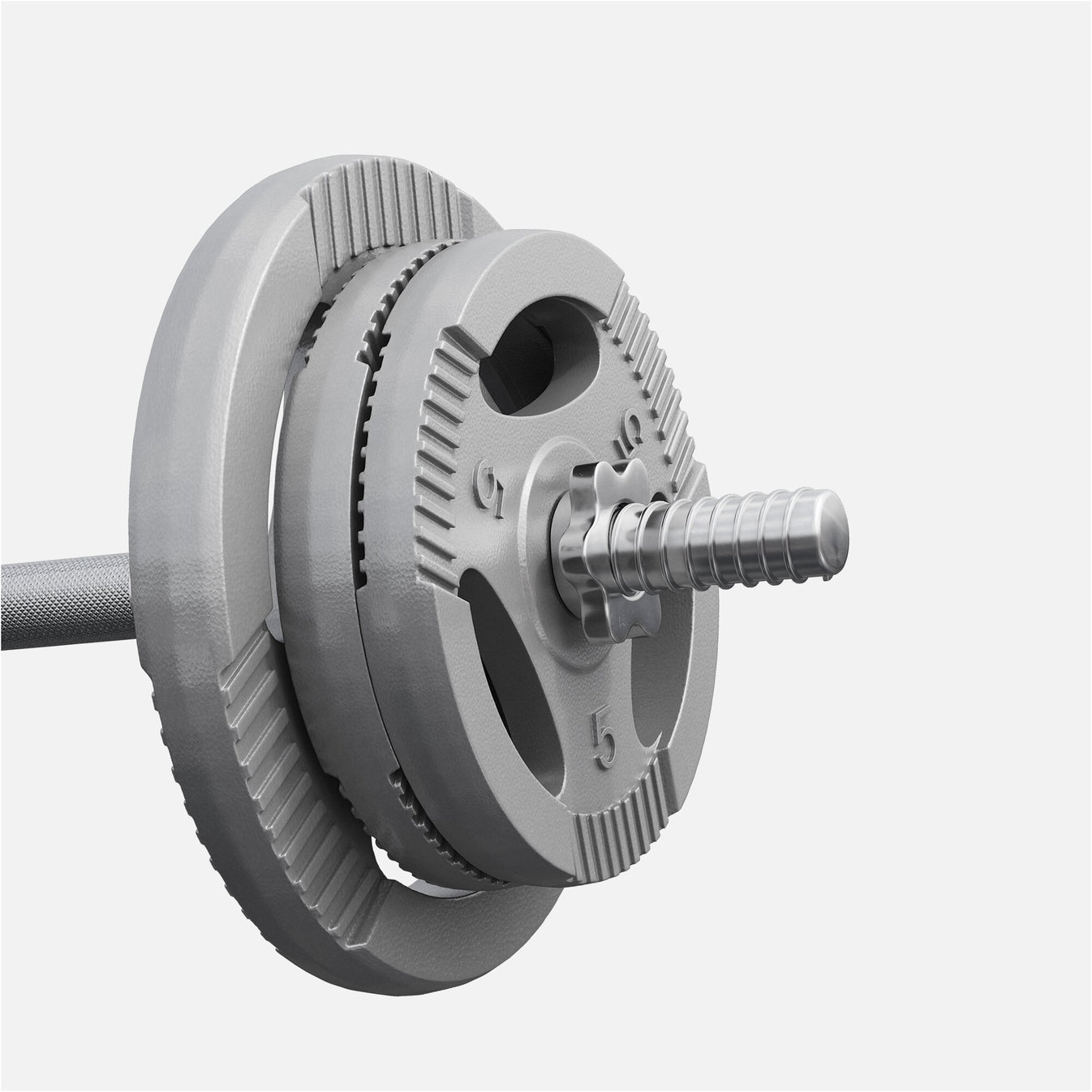 Halterset 108 kg gripper gietijzer
