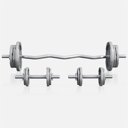 Pince EZ-Curlset 70 kg en fonte - 30 mm