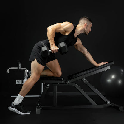 Banc de fitness multifonctionnel noir