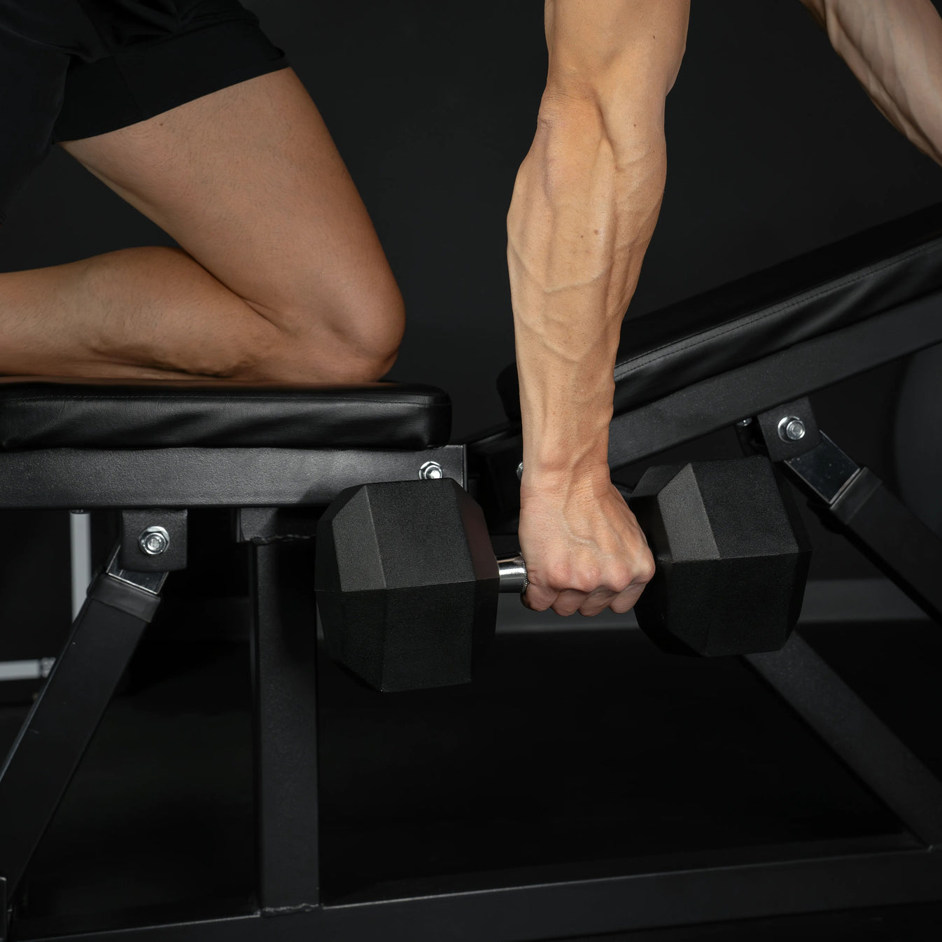 Banc de fitness multifonctionnel noir