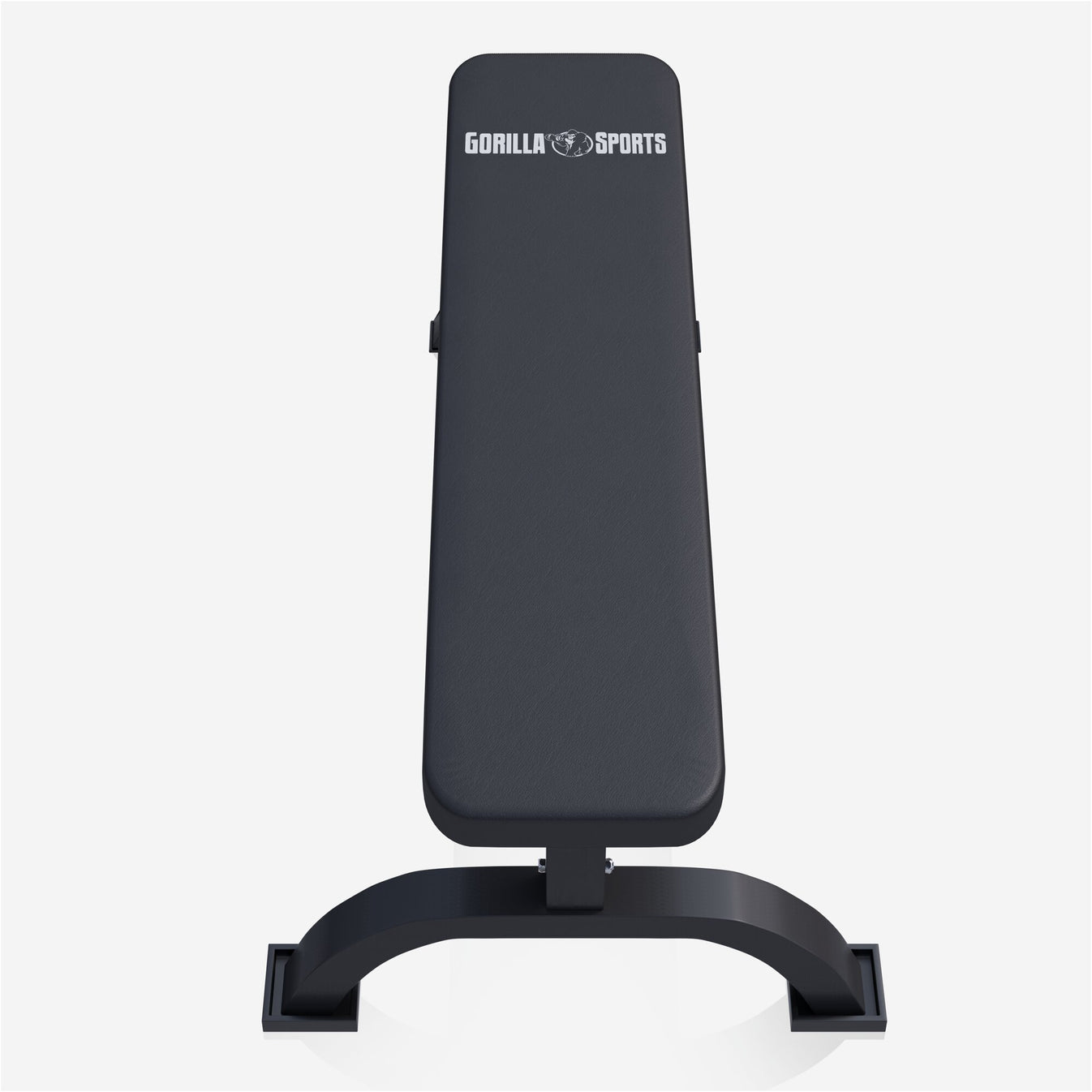 Vlakke fitnessbank zwart