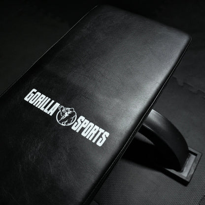 Banc de fitness plat avec logo Gorilla Sports