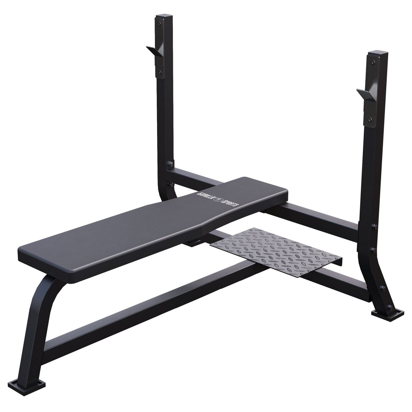 Banc de musculation large blanc