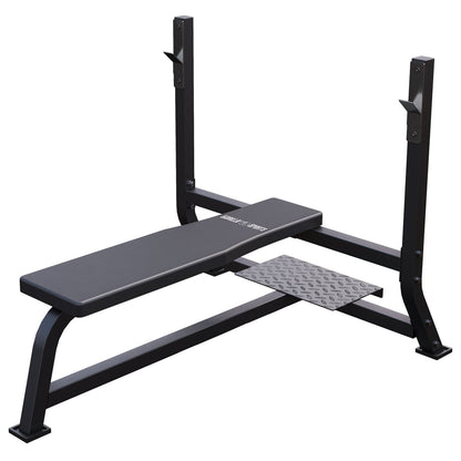 Banc de musculation large blanc