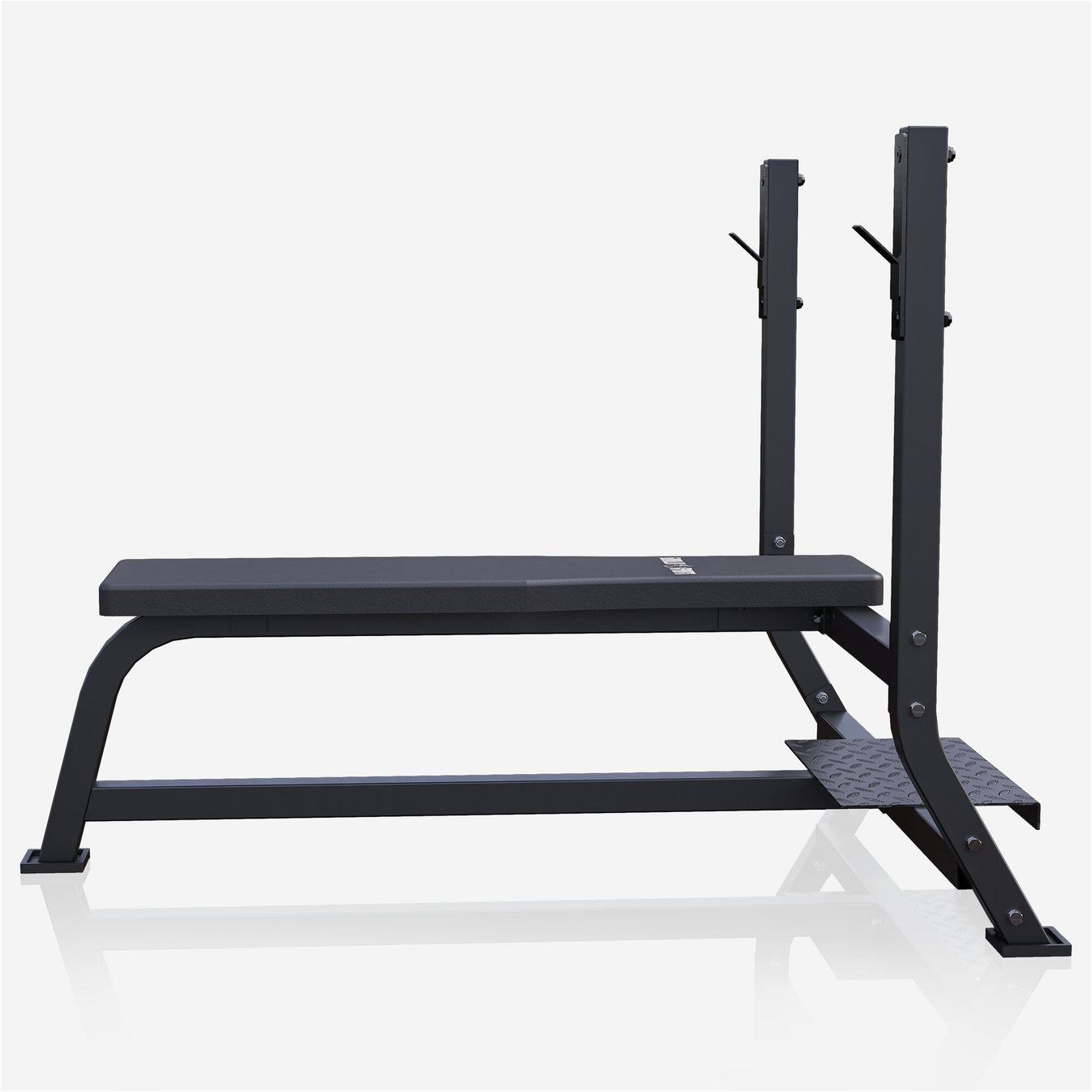 Banc de musculation large blanc