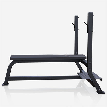 Banc de musculation large blanc