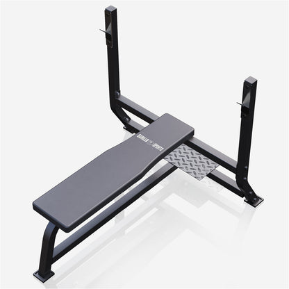 Banc de musculation large blanc