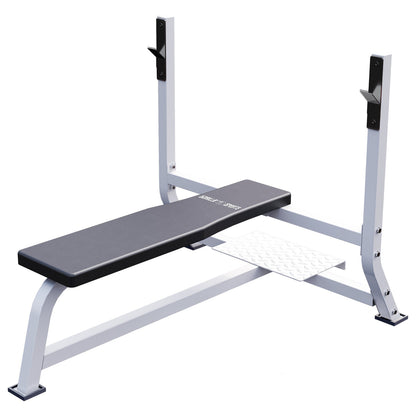 Banc de musculation large blanc