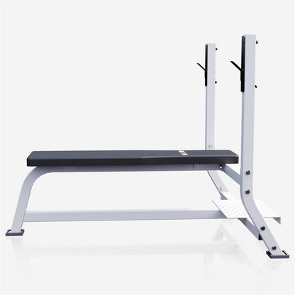 Banc de musculation large blanc