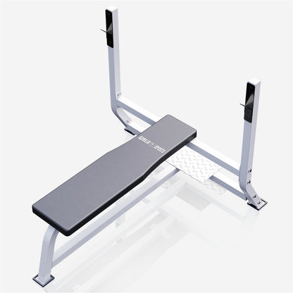Banc de musculation large blanc