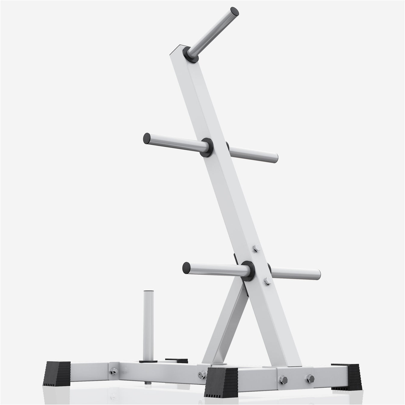 Schijvenstandaard Schuin Wit - 30 mm