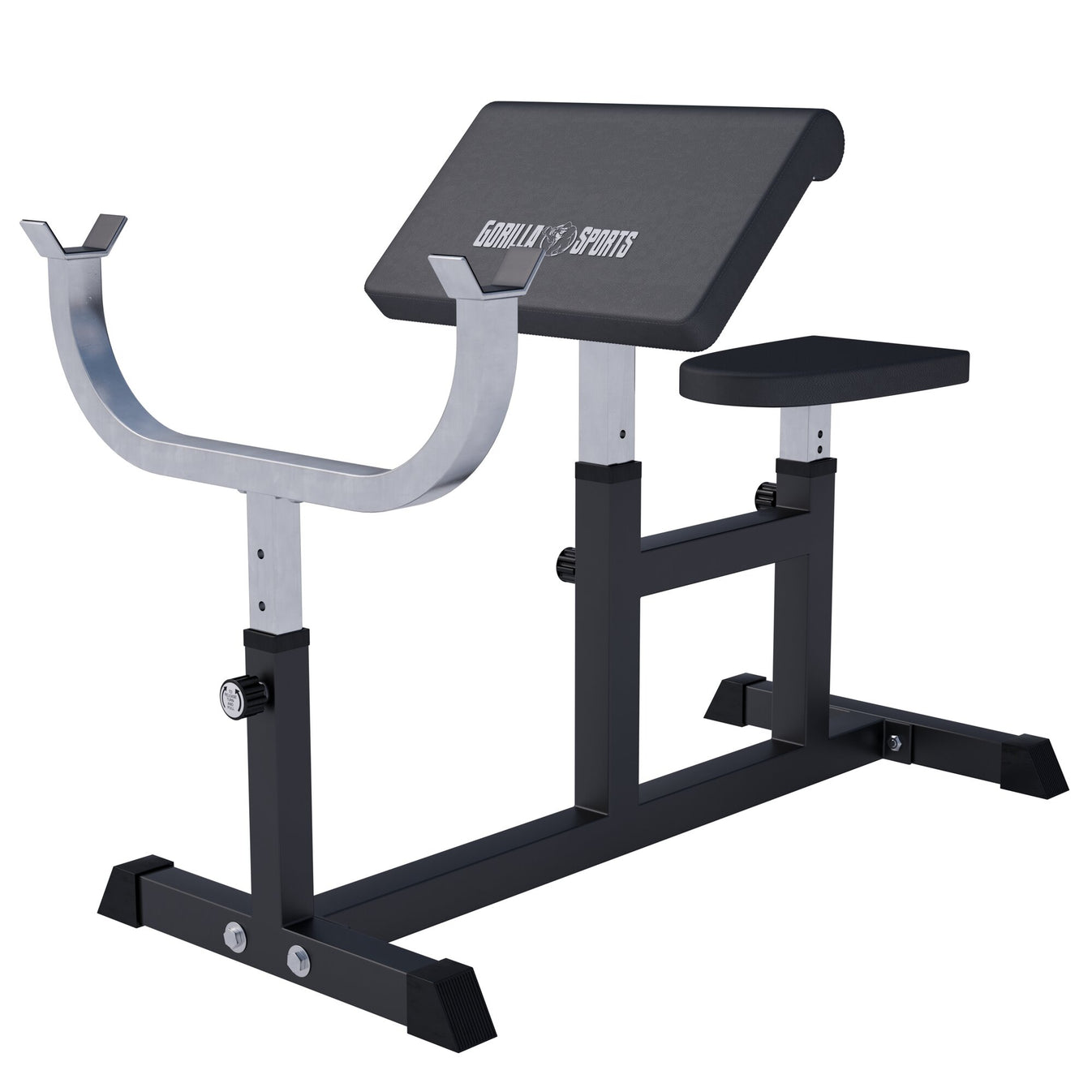 Banc de musculation pour biceps blanc