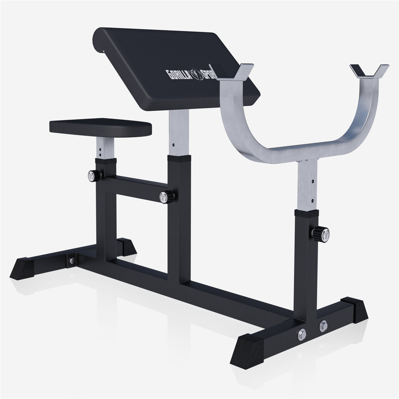 Banc de musculation pour biceps blanc
