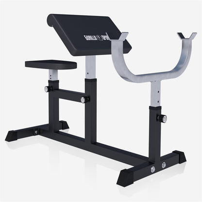 Banc de musculation pour biceps blanc