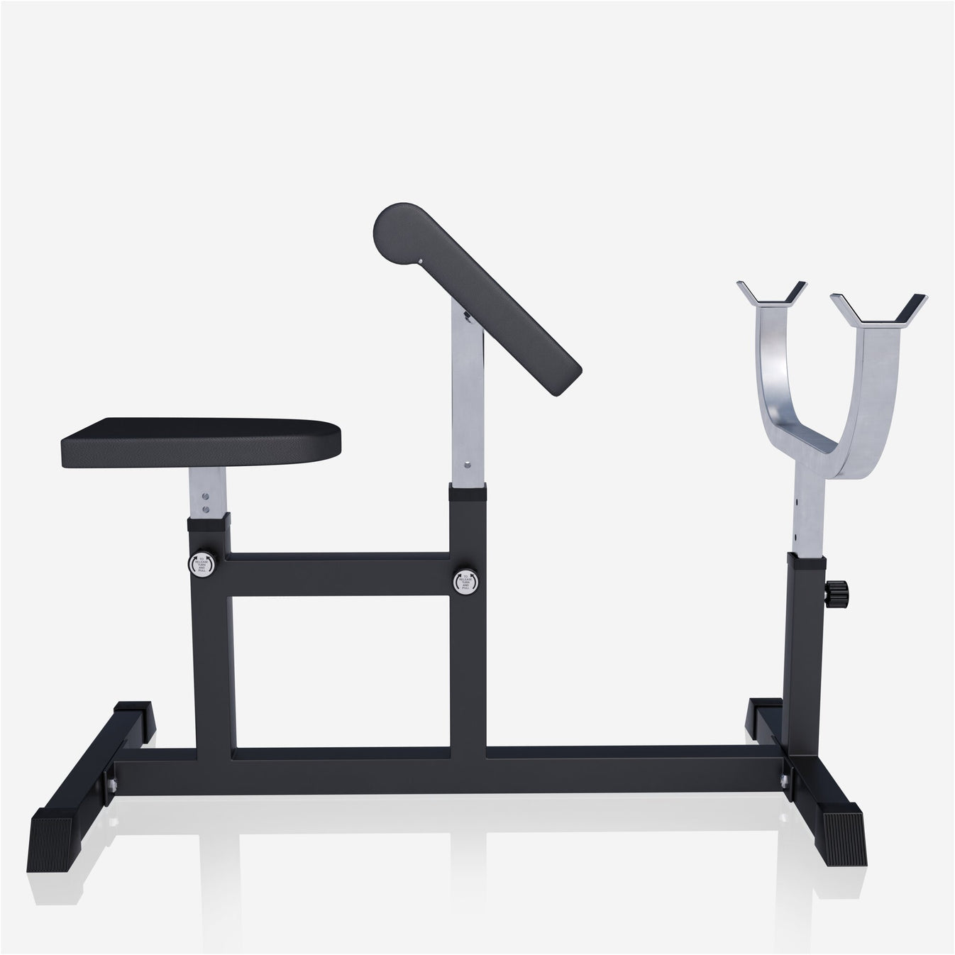 Banc de musculation pour biceps blanc