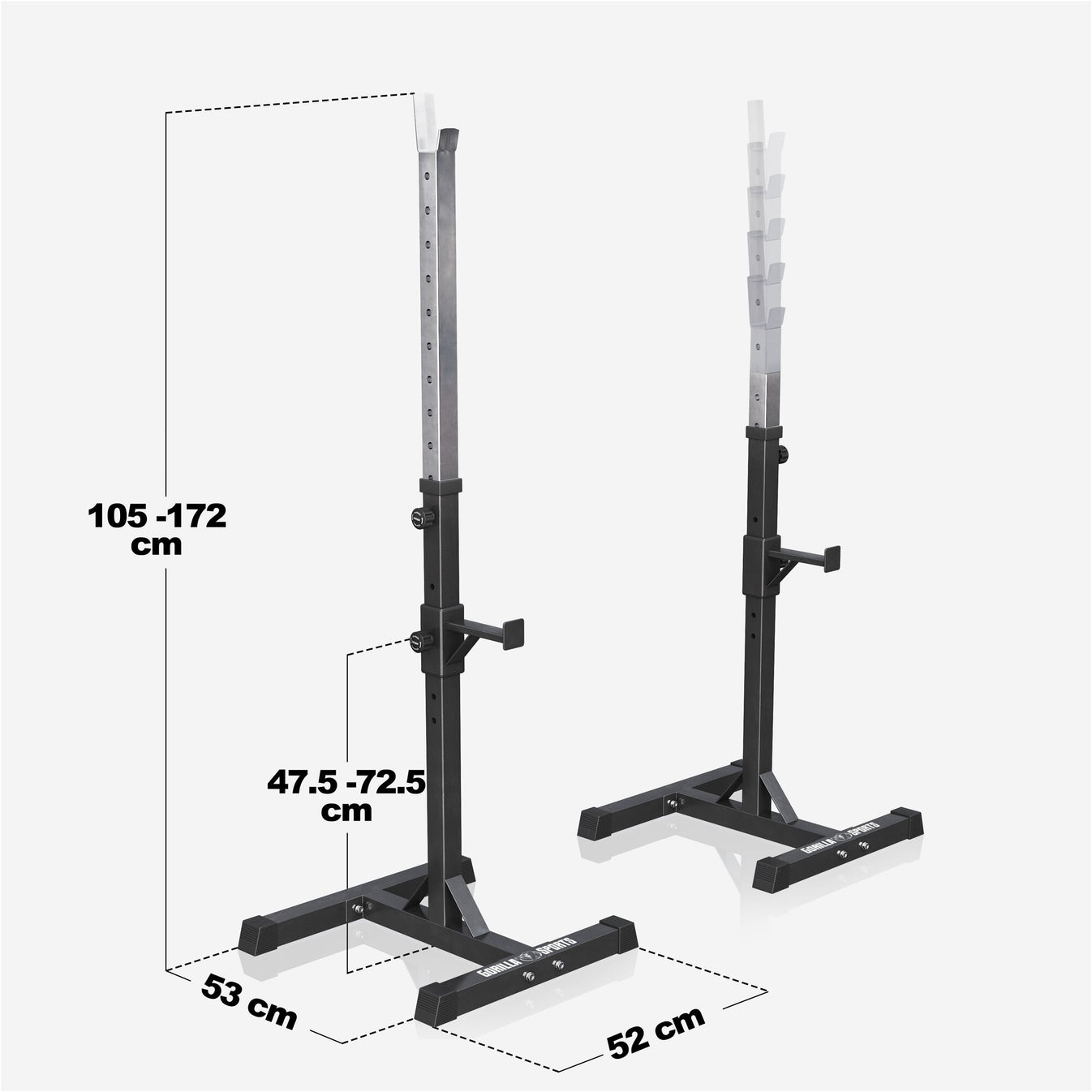Squat- en Bankdruksteunen