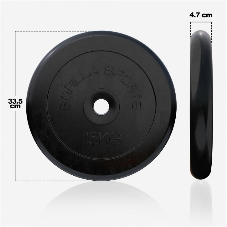 Voordeelbundel Halterschijven Rubber 2 x 15 kg