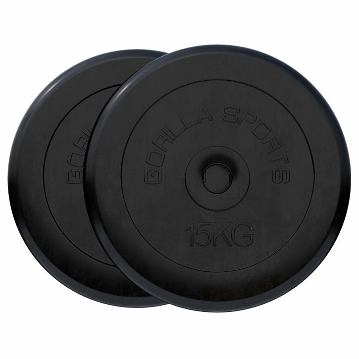 Voordeelbundel Halterschijven Rubber 2 x 15 kg