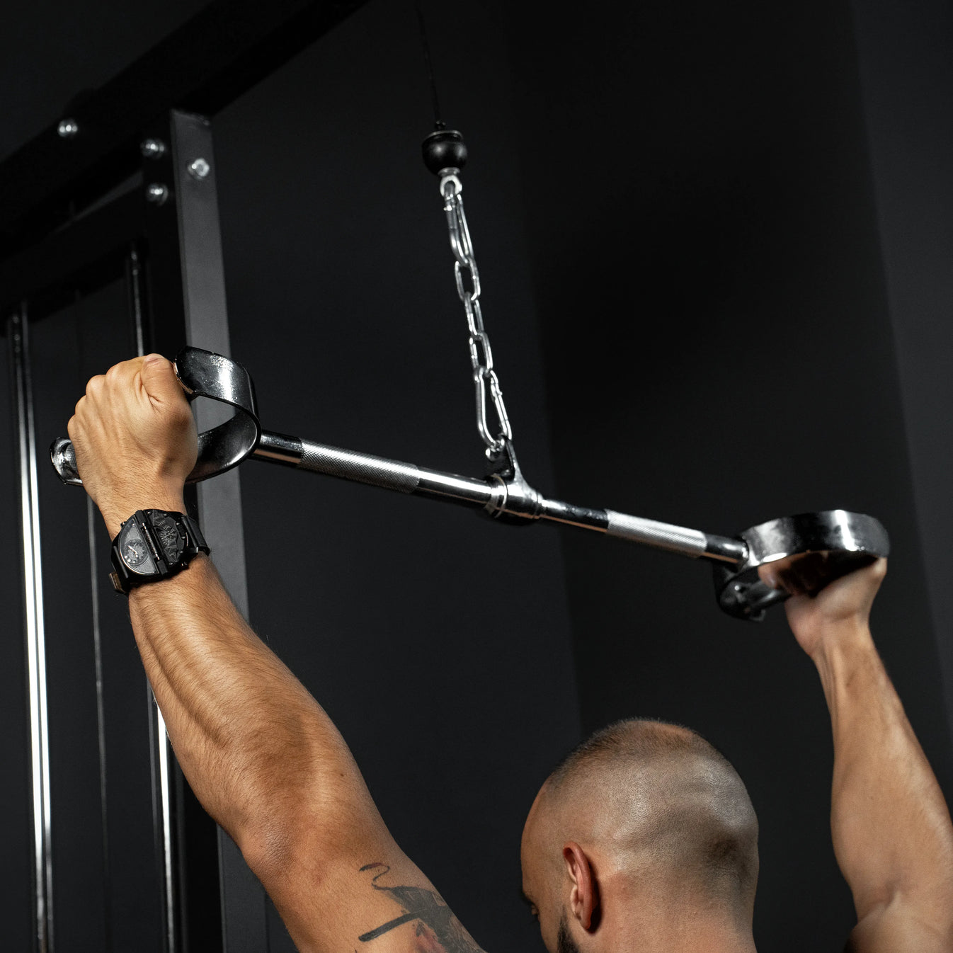 Lat Pull-up Bar Parallel 76 cm - Hoof Grips