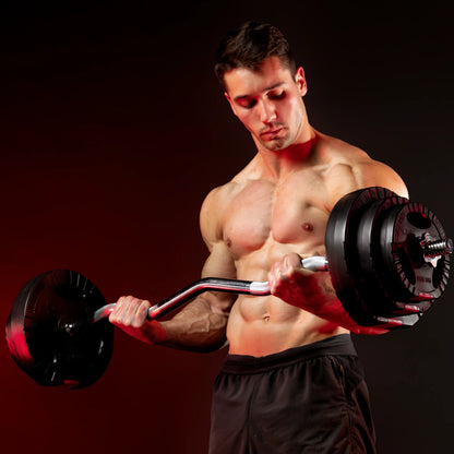 Ensemble de pinces EZ Curl 25 kg