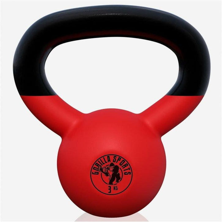 Kettlebell 3 kg Rubber Coating