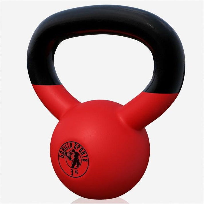 Kettlebell 3 kg Rubber Coating