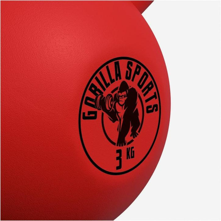 Kettlebell 3 kg Rubber Coating
