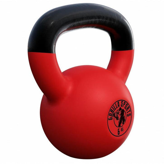 Gorilla Sports Gorilla Sports Kettlebell 6 kg Rubber Coating