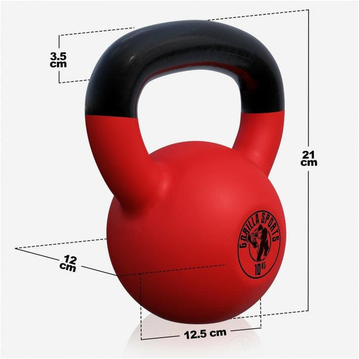 Kettlebell 10 kg Rubber Coating