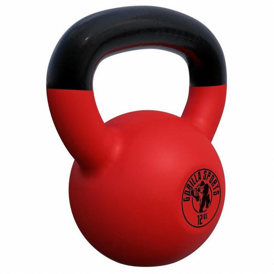 Gorilla Sports Gorilla Sports Kettlebell 12 kg Rubber Coating